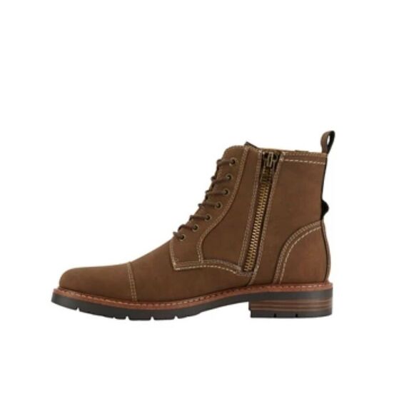 Dockers Mens Rawls Rugged Lace-up Synthetic Leather Lugged Sole Cap Toe Boot M13 - Picture 9 of 11